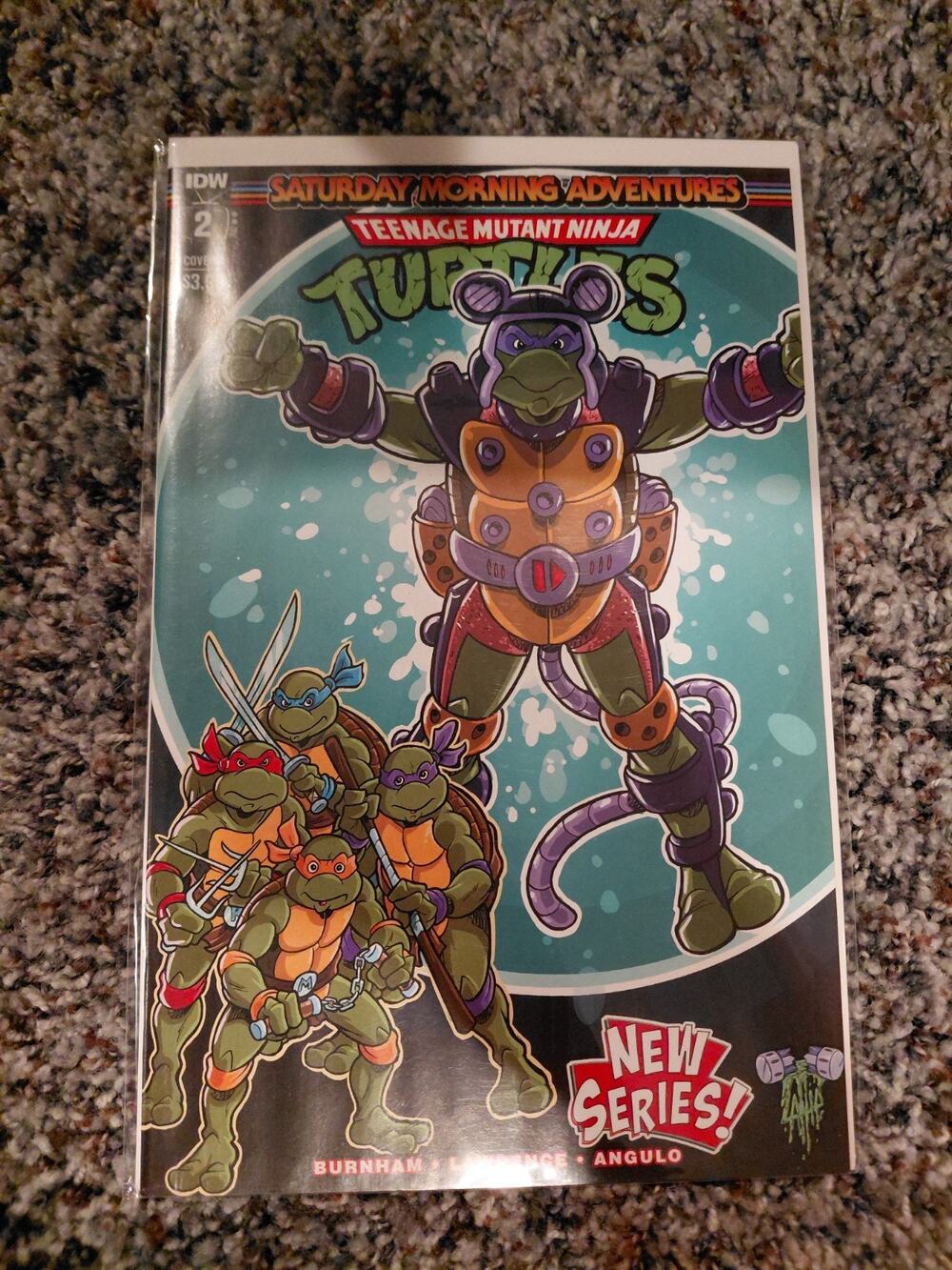 Teenage Mutant Ninja Turtles Saturday Morning Adventures IDW # 2 Cover A